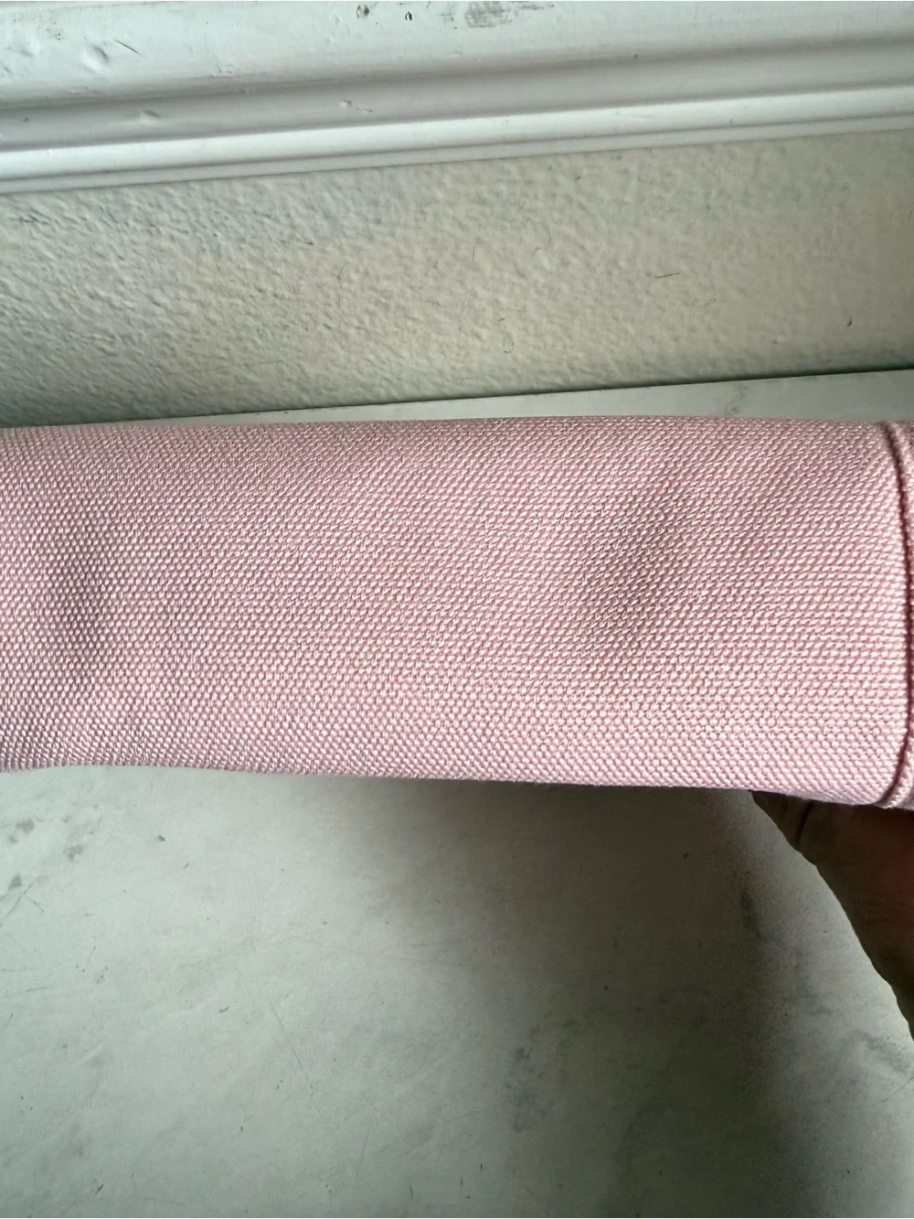 Dior Pink Canvas Cosmetic Pouch with CD Logo